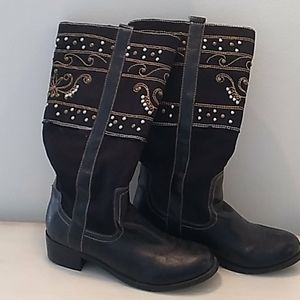 Womens studded boots